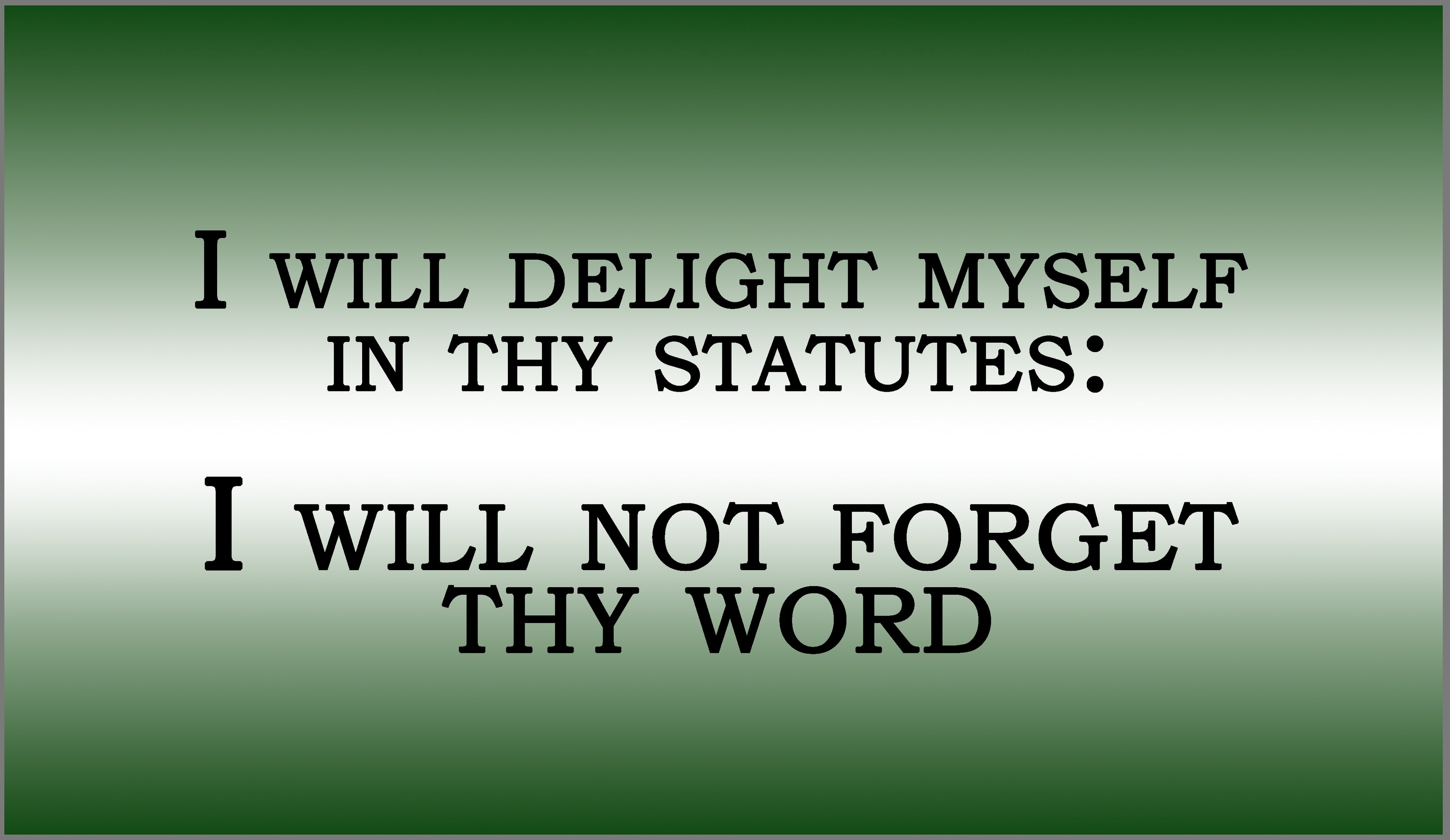 Signature Shirt - Unforgotten Word - Psalms 119:16