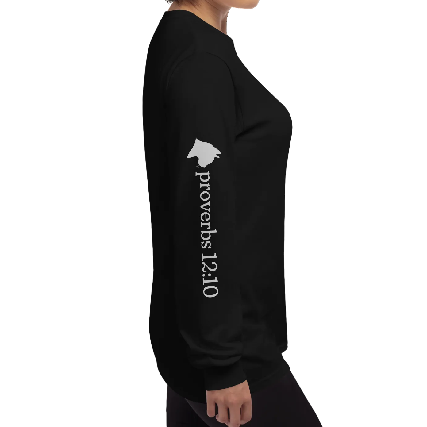 Cat Lovers Long Sleeve Shirt - Proverbs 12:10