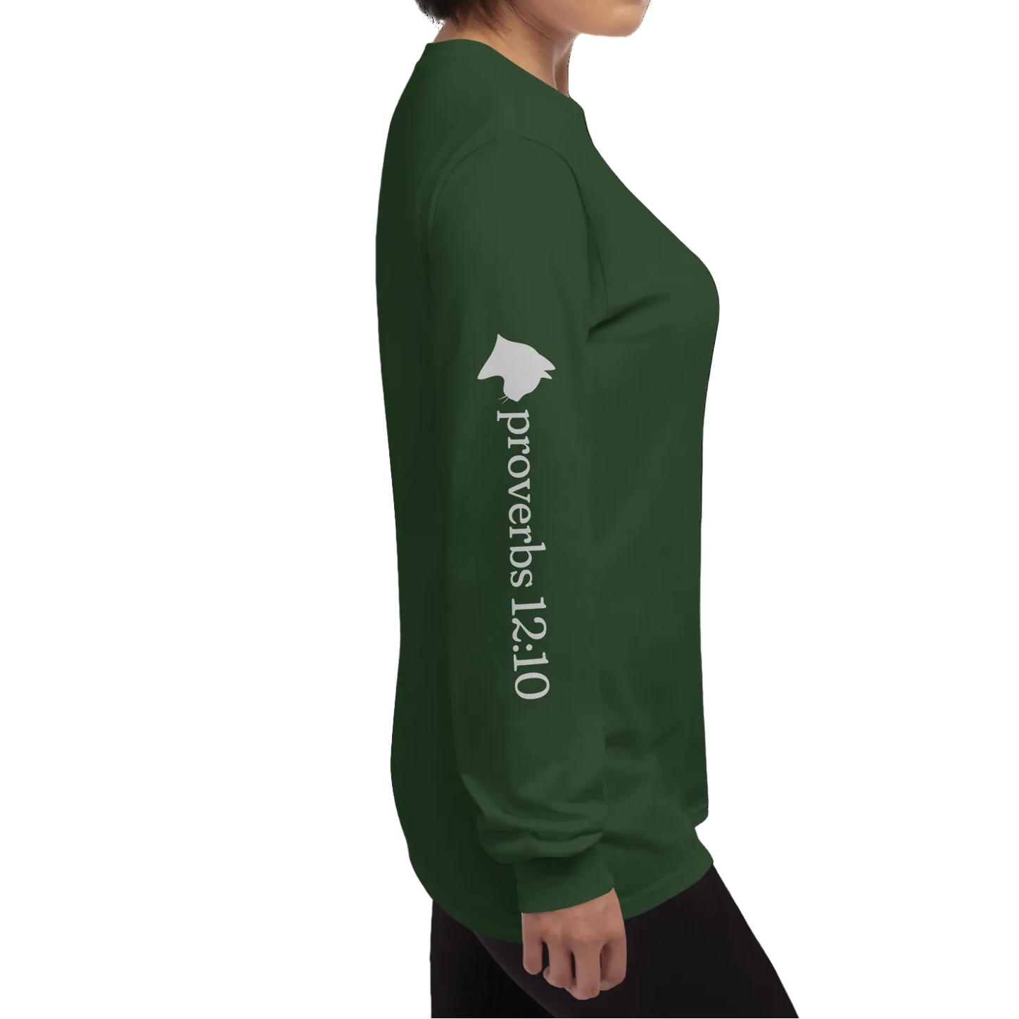 Cat Lovers Long Sleeve Shirt - Proverbs 12:10