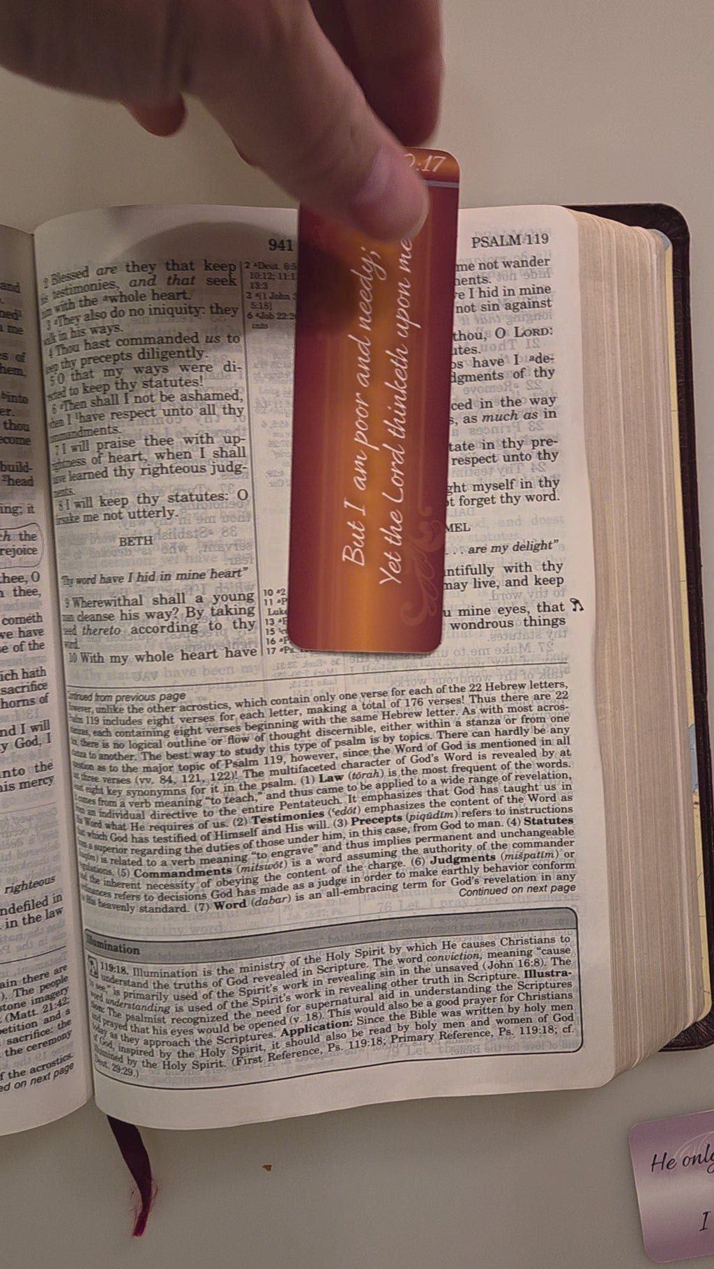 Bookmarks - Set of 3 - Psalms