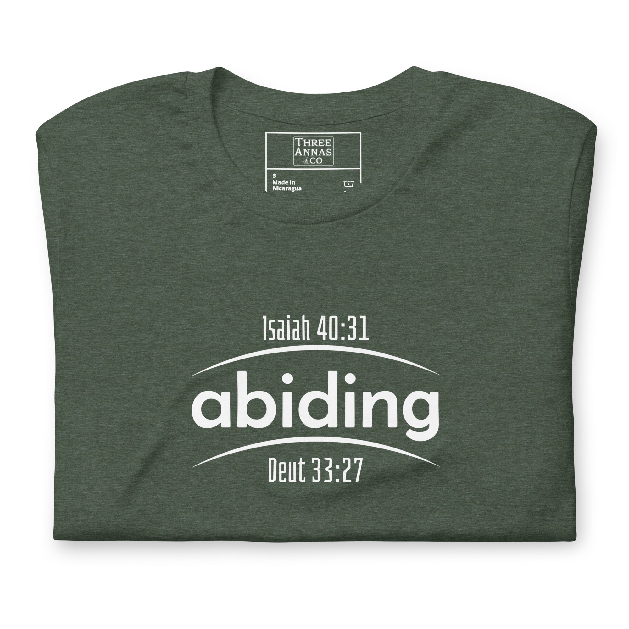 Abiding - Deut. 33:27 and Isiah 40:31
